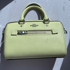 Coach light Green mini Rowan Crossbody bag